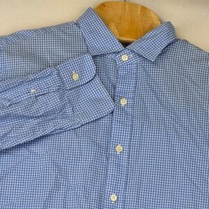 Polo Ralph Lauren Shirt Men's Large Gingham‎ Check Long Sleeve Button Down